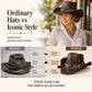 🤠50% OFF NOW ! Vintage Wide-Brim Cowboy Hat – Adjustable & Timeless Style