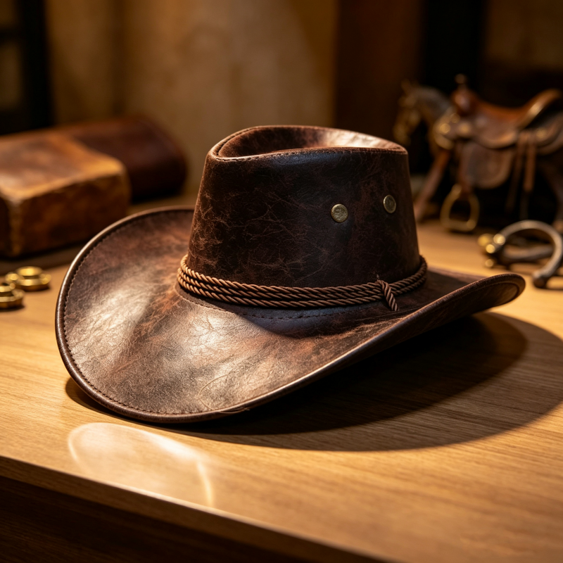 🤠50% OFF NOW ! Vintage Wide-Brim Cowboy Hat – Adjustable & Timeless Style