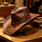 🤠50% OFF NOW ! Vintage Wide-Brim Cowboy Hat – Adjustable & Timeless Style