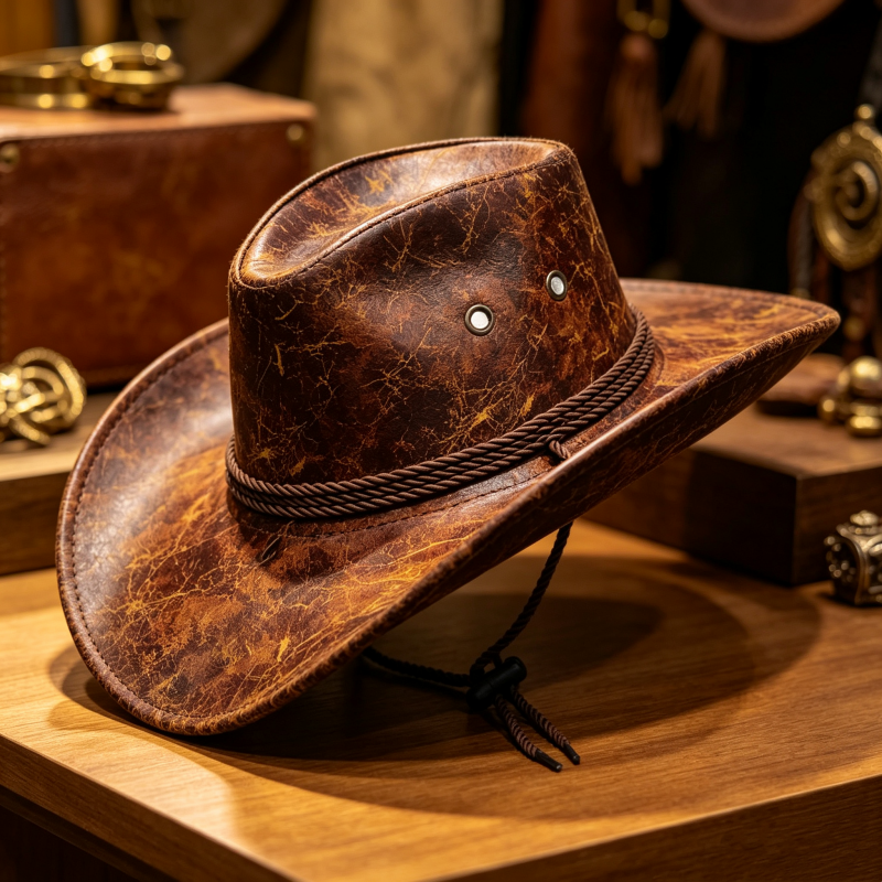 🤠50% OFF NOW ! Vintage Wide-Brim Cowboy Hat – Adjustable & Timeless Style