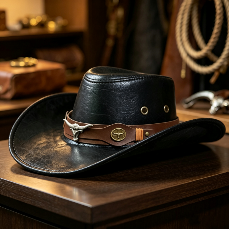 🤠50% OFF NOW ! Vintage Wide-Brim Cowboy Hat – Adjustable & Timeless Style