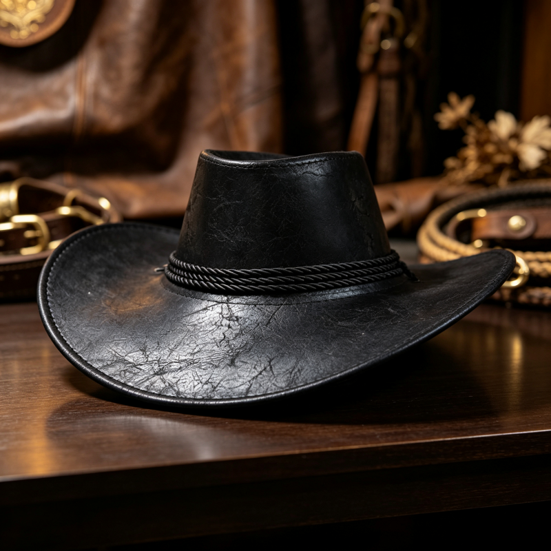 🤠50% OFF NOW ! Vintage Wide-Brim Cowboy Hat – Adjustable & Timeless Style