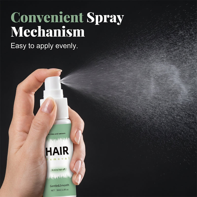 8-Minute Hair Removal Spray – Painless & Full-Body Use Design