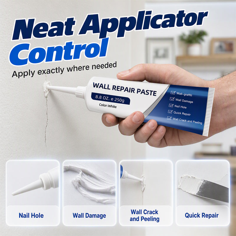 Repair Wall Cracks Instantly! Waterproof White Filler Paste