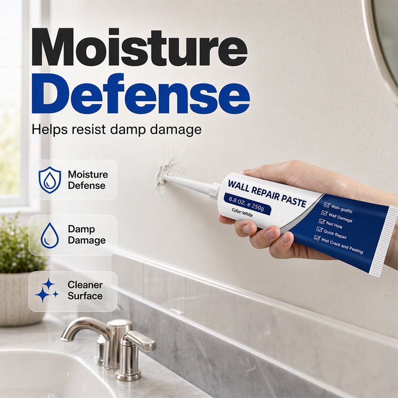 Repair Wall Cracks Instantly! Waterproof White Filler Paste