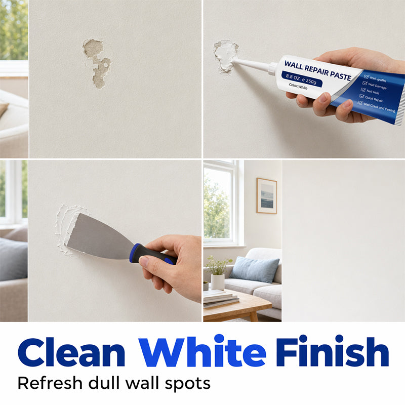 Repair Wall Cracks Instantly! Waterproof White Filler Paste