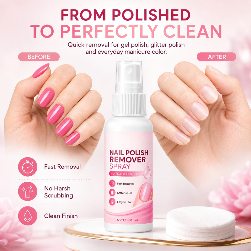 Nail Polish Remover Spray – Fast-Acting & No-Soak Design