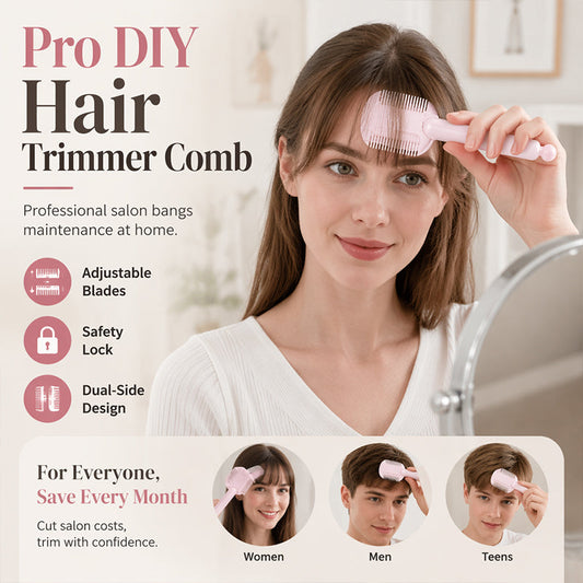 Limited Stock! 50% Off Hot Sale Ongoing📢DIY Hair Thinning Comb – Adjustable Blade & Beginner-Friendly Design