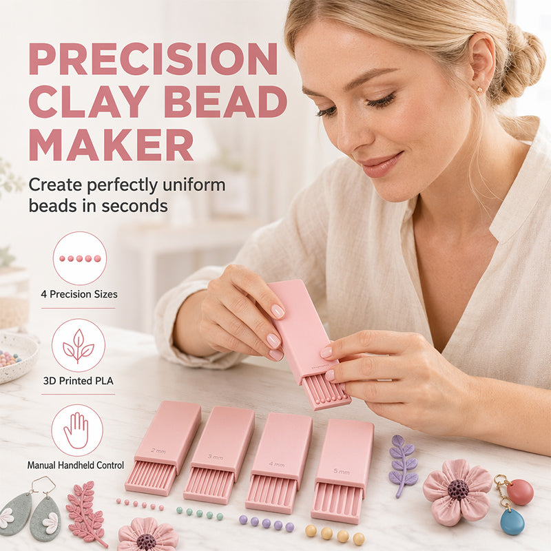 4-in-1 Clay Ball Maker – Precision Sizes & Easy Crafting Tool