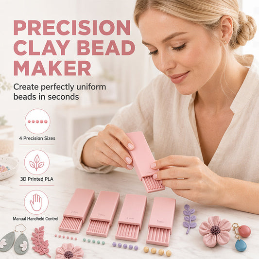 4-in-1 Clay Ball Maker – Precision Sizes & Easy Crafting Tool