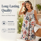 Floral Swing Dress – 4-Way Stretch & Breezy Fit