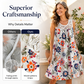 Floral Swing Dress – 4-Way Stretch & Breezy Fit