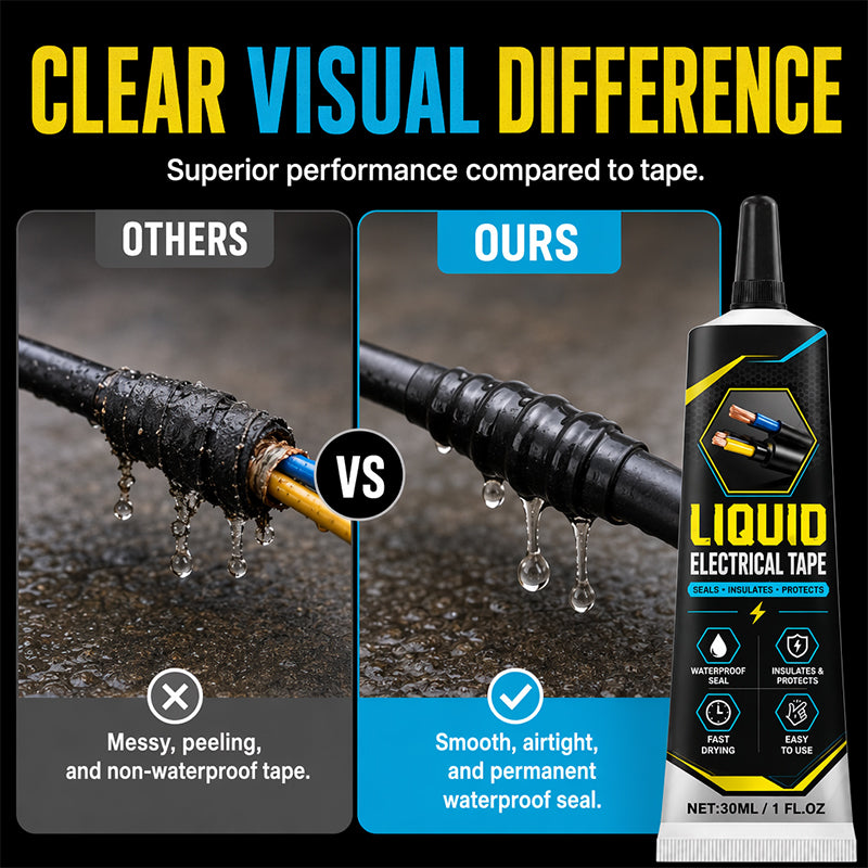 Last Day! Buy 2 Get 1 Free⏰️Liquid Electrical Tape – Waterproof & High-Voltage Insulation Seal