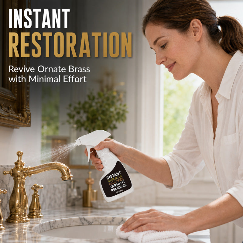 Limited Stock! 50% Off Hot Sale Ongoing📢Metal Polish Spray – Tarnish Remover & Gentle Care Formula