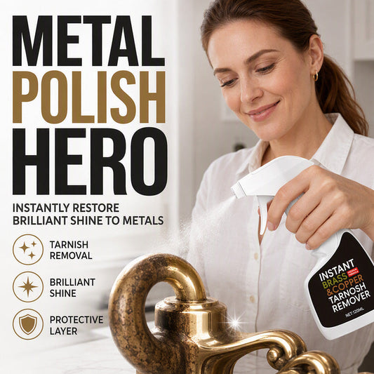 Limited Stock! 50% Off Hot Sale Ongoing📢Metal Polish Spray – Tarnish Remover & Gentle Care Formula