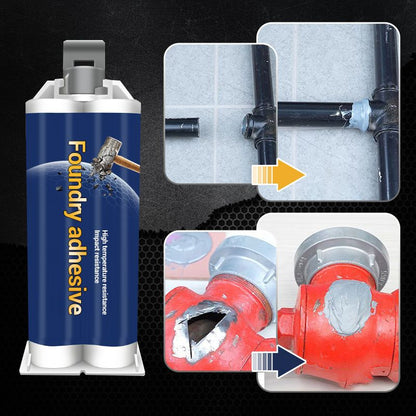 Limited Stock! 50% Off Hot Sale Ongoing📢Metal Repair Casting Glue – Weld-Strength & Waterproof Bond
