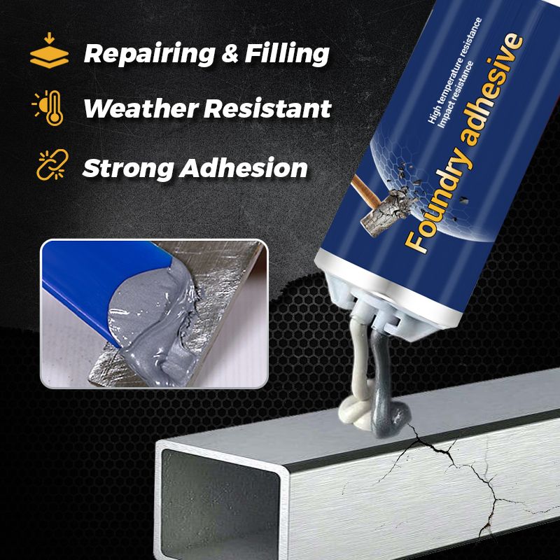 Limited Stock! 50% Off Hot Sale Ongoing📢Metal Repair Casting Glue – Weld-Strength & Waterproof Bond