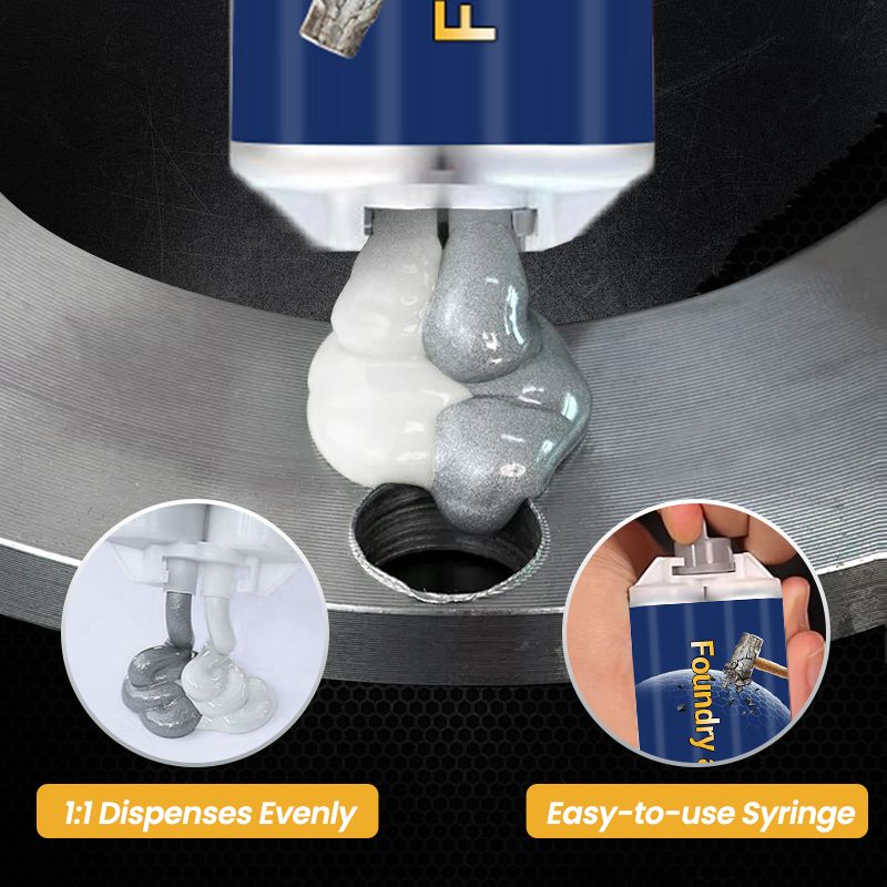 Limited Stock! 50% Off Hot Sale Ongoing📢Metal Repair Casting Glue – Weld-Strength & Waterproof Bond