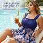 Skirted Tankini Set – Tummy Control & Plus-Size Fit