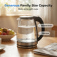📢📢50% OFF !! ⏰Glass Electric Kettle – Rapid Boil & LED Light Design