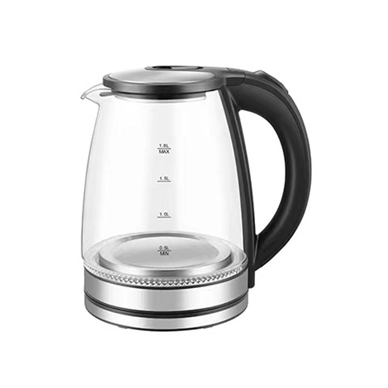 📢📢50% OFF !! ⏰Glass Electric Kettle – Rapid Boil & LED Light Design