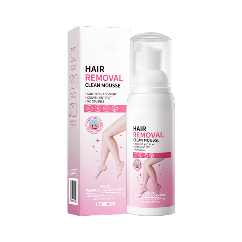 Gentle Hair Removal Foam Mousse – Fast-Acting & Skin-Softening Formula