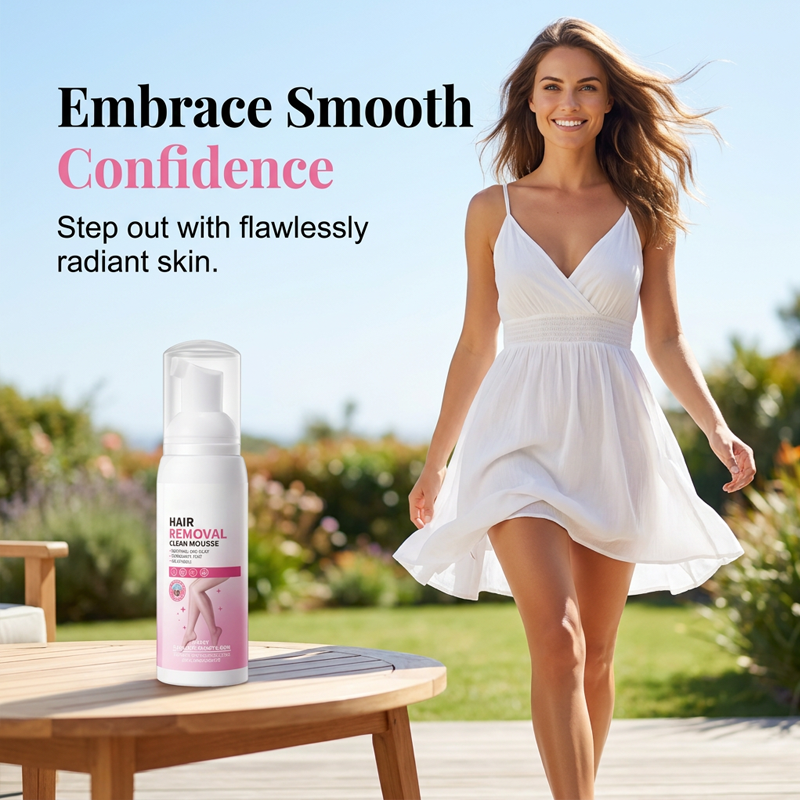 Gentle Hair Removal Foam Mousse – Fast-Acting & Skin-Softening Formula