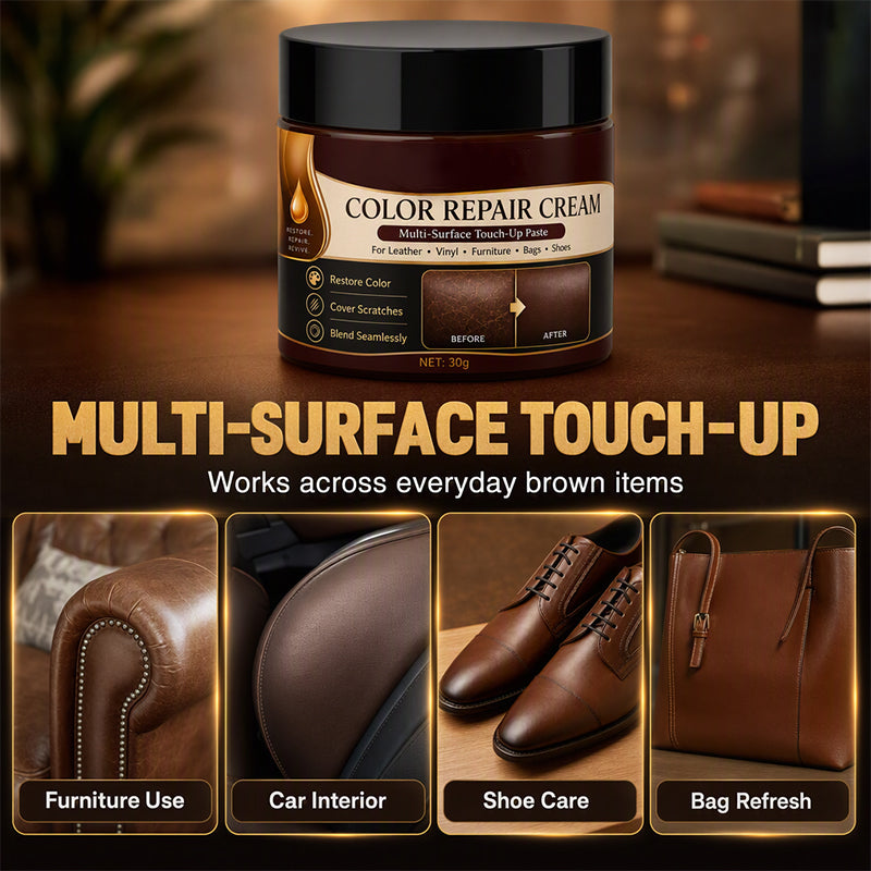 Leather Repair Cream – Scratch & Color Restoration Formula