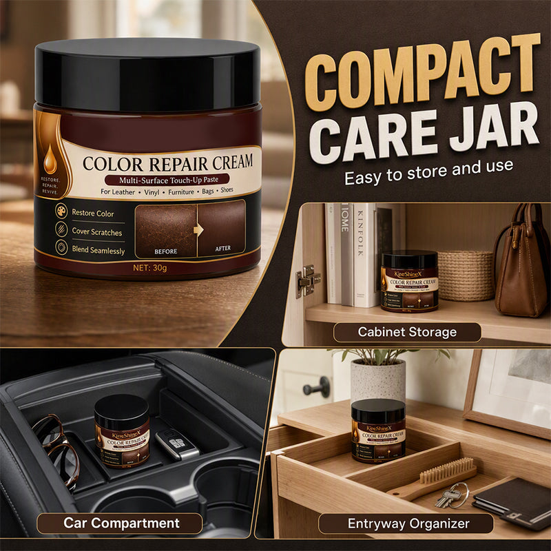 Leather Repair Cream – Scratch & Color Restoration Formula