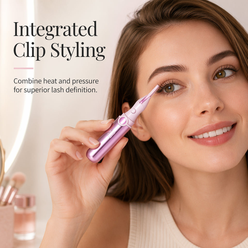 Heated Lash Curler – 4 Temp Settings & Ergonomic Grip Design