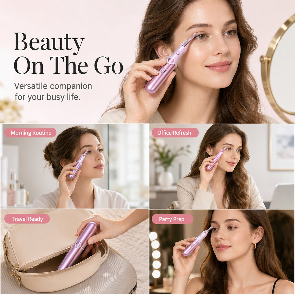 Heated Lash Curler – 4 Temp Settings & Ergonomic Grip Design