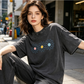 Vintage Washed Graphic Tee – Oversized & Breathable Fit