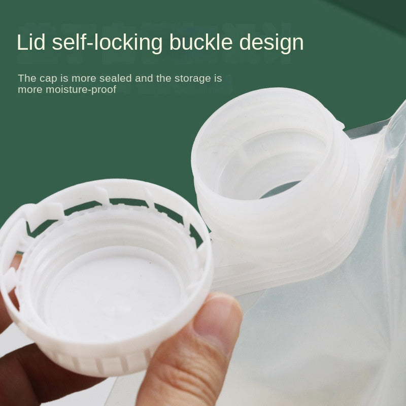 📢📢Stand-Up Food Storage Pouch with Handle & Pour Spout | Bug & Moisture Proof, BPA-Free