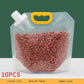 📢📢Stand-Up Food Storage Pouch with Handle & Pour Spout | Bug & Moisture Proof, BPA-Free
