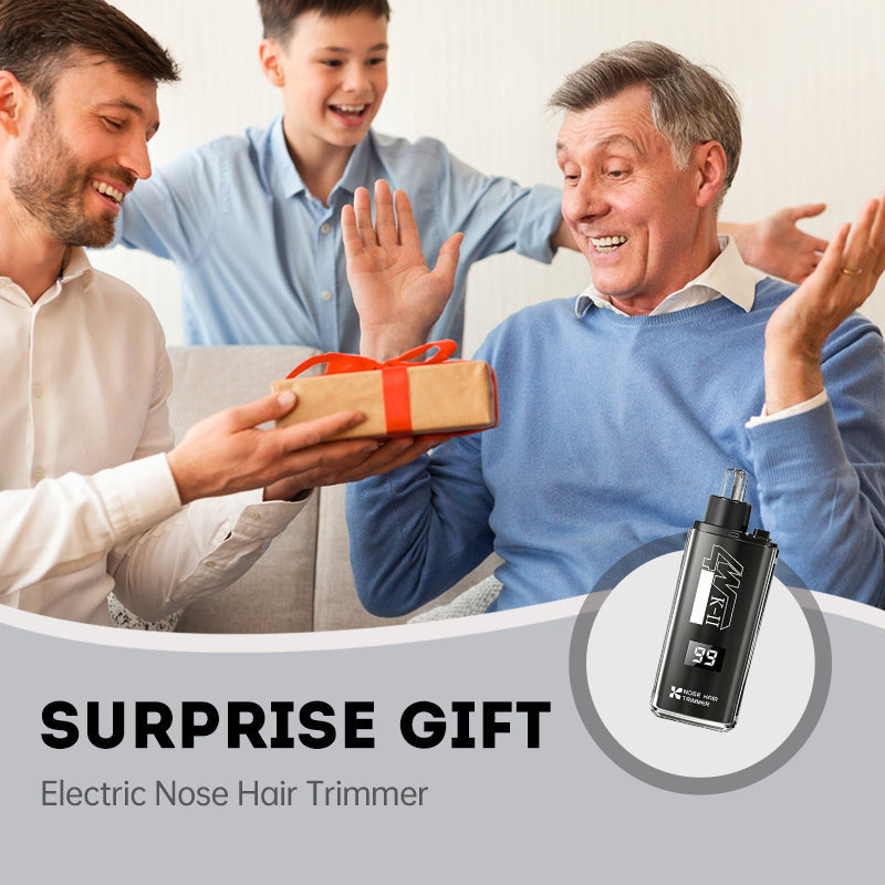 📢Limited-Time Offer !! ⏰360° Nose & Ear Hair Trimmer – IPX7 Washable & 30-Day Battery Life