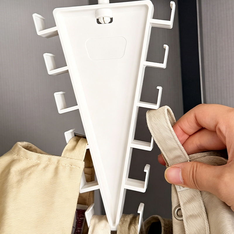 Organize Any Closet Instantly! No-Bend 360° Triangle Hanger
