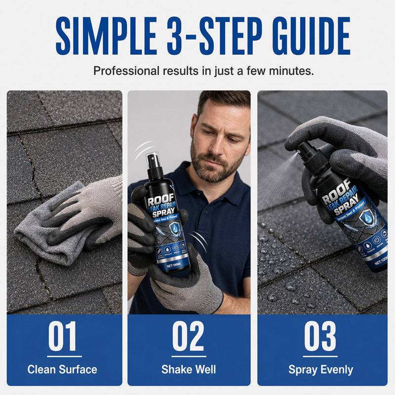 Waterproof Leak Repair Spray – Deep Penetration & Weather-Resistant Seal