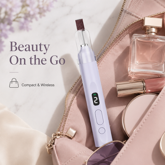 Rechargeable Nail Drill Kit – Interchangeable Heads & LED Display
