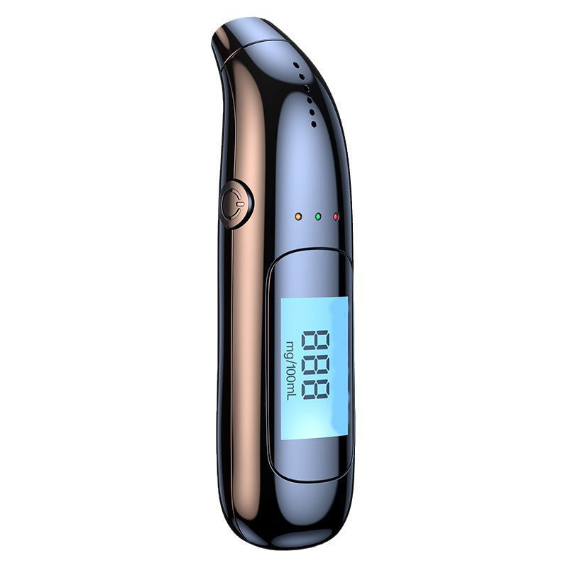 High-Precision USB Rechargeable Breathalyzer | LCD Display Portable Alcohol Tester