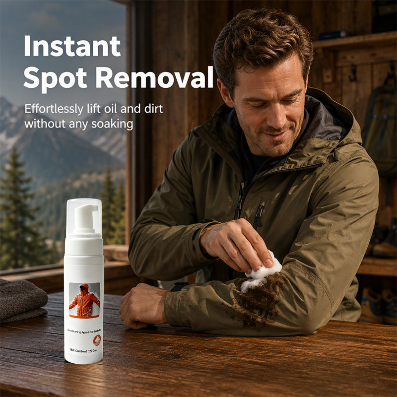Dry Foam Garment Cleaner – Stain Removal & Gentle Formula