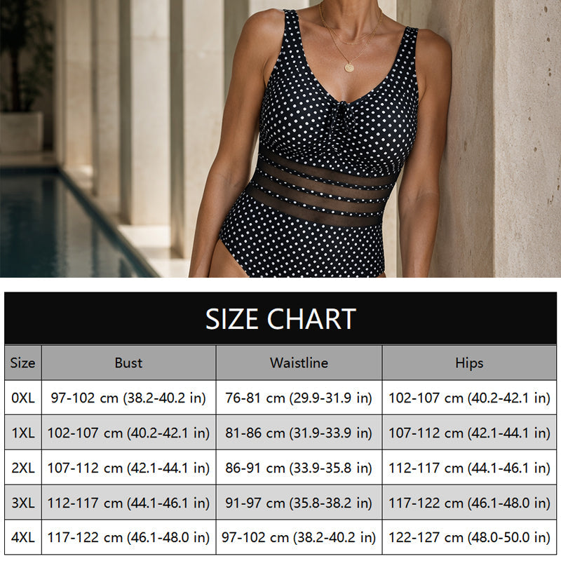 Polka Dot Swimsuit – Tummy Control & Vintage Retro Fit