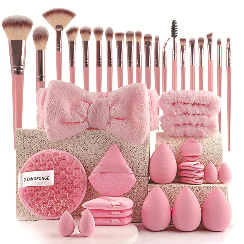51-Piece Makeup Brush & Sponge Kit – Pro Results, No Patchy Finish