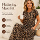 Leopard Maxi Dress – Flowing & Versatile Style Design