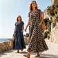 Leopard Maxi Dress – Flowing & Versatile Style Design