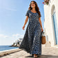 Leopard Maxi Dress – Flowing & Versatile Style Design