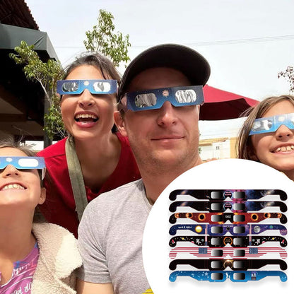 Now on Sale! 🔥ISO-Certified Solar Eclipse Glasses – Safe Direct Sun Viewing Design