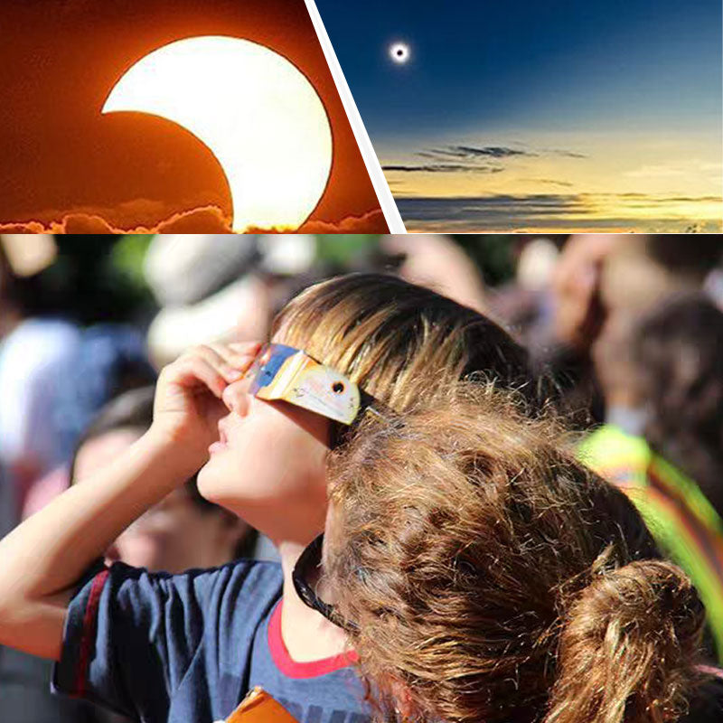 Now on Sale! 🔥ISO-Certified Solar Eclipse Glasses – Safe Direct Sun Viewing Design