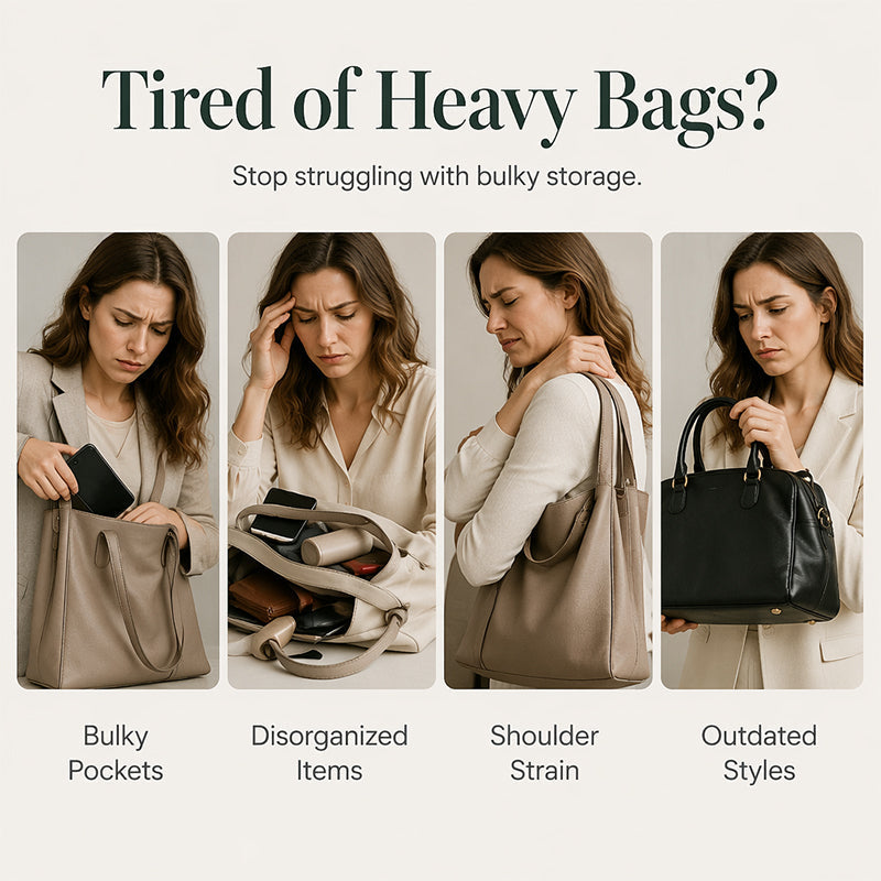 Waxed Leather Phone Crossbody – Ultra-Light & Dual-Compartment Design
