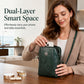 Waxed Leather Phone Crossbody – Ultra-Light & Dual-Compartment Design