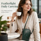 Waxed Leather Phone Crossbody – Ultra-Light & Dual-Compartment Design